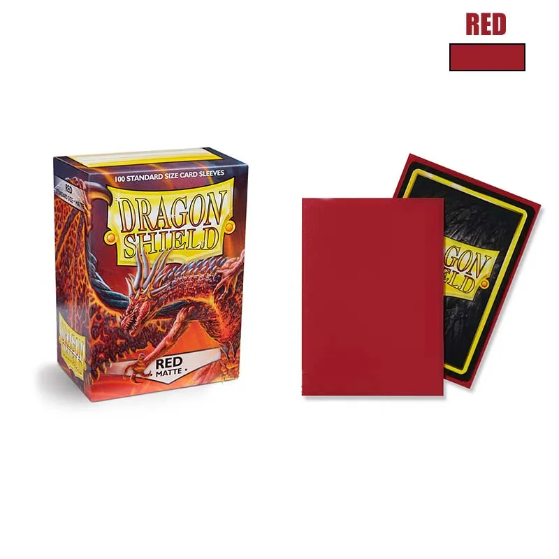 10 Kolorów 66X91MM 100 SZTUK Demark Dragon Shield Matowe Koszulki na Karty Dragon Shield Ochraniacze na Karty do Gier Planszowych PKM/Star Reals