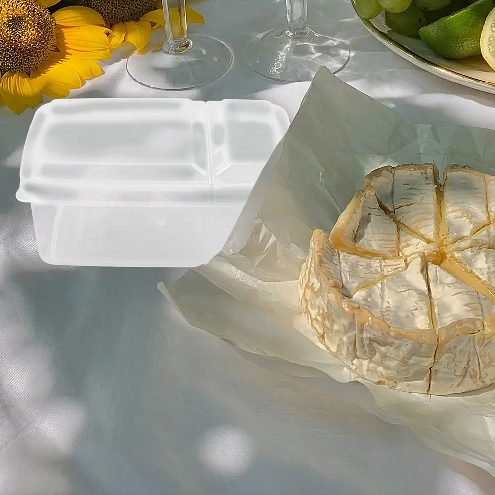 

Cheese Slice Storage Box Clear Plastic Flip Lid Container Airtight Seal Fridge ganizer Reusable Preservation Box