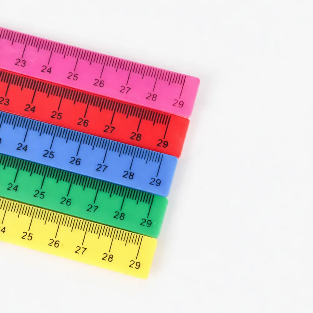 Magnetic Ruler For Child Whiteboard Graphic Drawing Stationery Plastic Measuring Tool Learning Education School Supplies