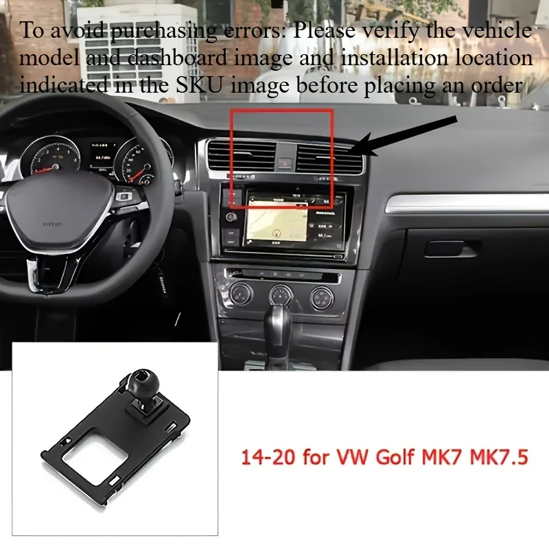 Lcars Auto-Handyhalterung, Spezielle Magnetische Halterung für Lüftungsschlitze, Geeignet für Volkswagen Tiguan L 2017-2021 Autoinstallation – Detail 5