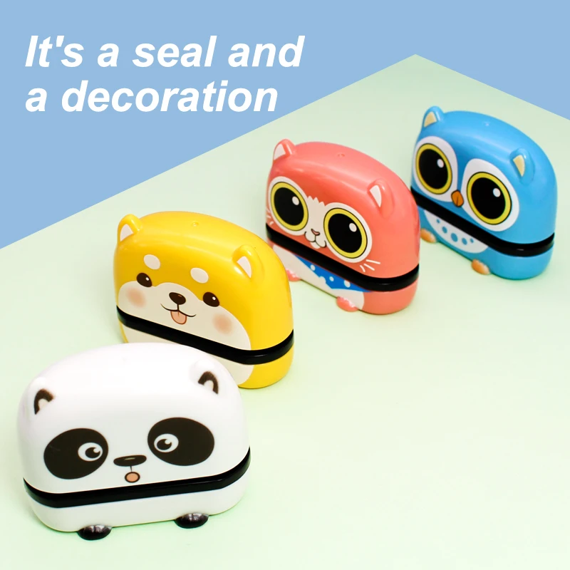 Customized Name Stamp Paints Personal Student Child Baby Engraved Waterproof Non-fading Kindergarten Cartoon Clothing Name Seal