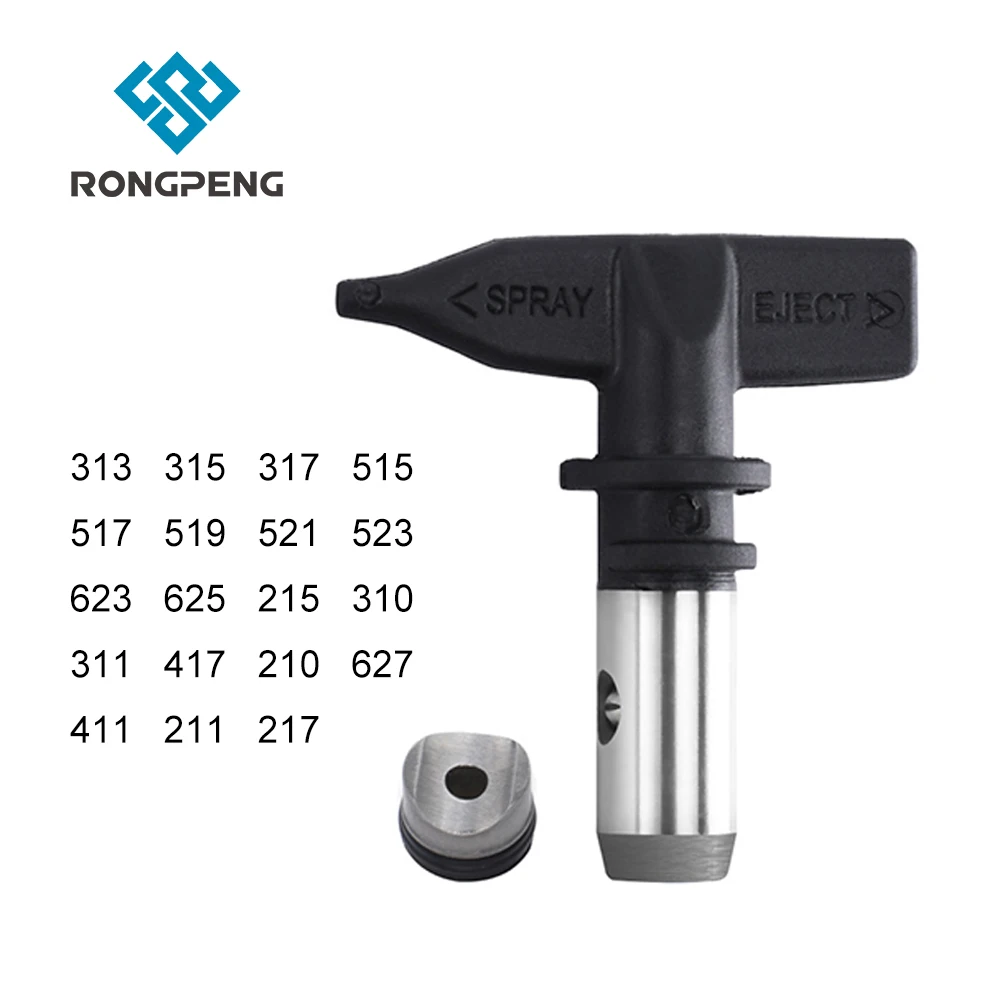 RONGPENG 821 High Pressure Airless Spray Gun 517 Tip Efficient Filter Protective Tip Guard for Airless Paint Sprayer Machine