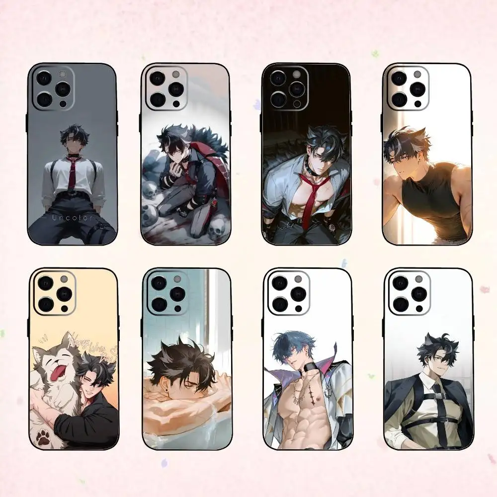 G-Genshin Impact Wriothesley  Phone Case Silicone Soft For IPhone 17 16 15 14 13 12 11 X XR Plus Pro Max Plus