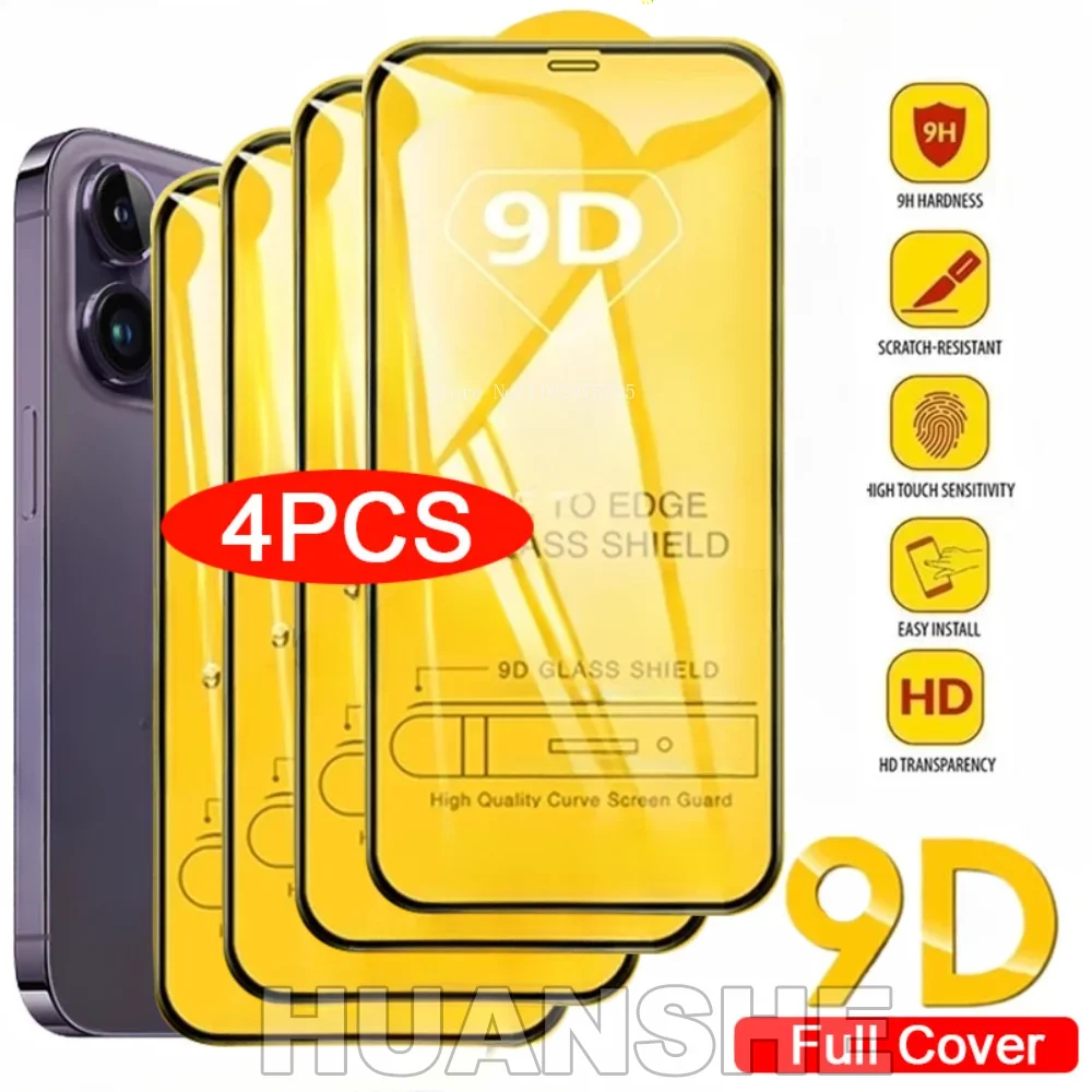 4PCS 9D Full Cover …
