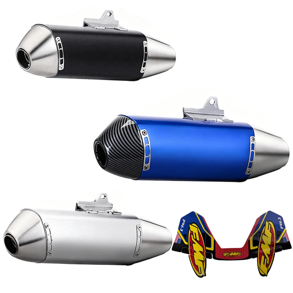 Hochleistungs 51mm Universal Motorrad Auspuff Schalldämpfer FMF 4T Escape Moto Dirt Bike Roller Motocross für KTM EXC CRF15