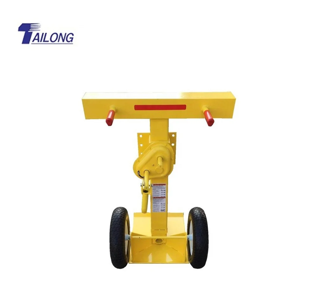 Hand Crank Operation 100,000 Lbs Capacity Trailer Stabilizing Jack Stand Truck Trailer Jacks