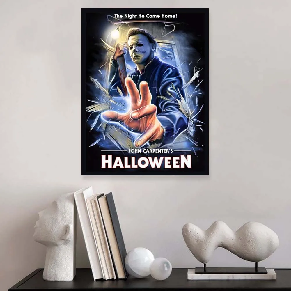 5D الماس اللوحة الكلاسيكية فيلم الرعب هالوين يقتل مايكل مايرز الفن عبر غرزة التطريز فسيفساء صورة للديكور المنزل