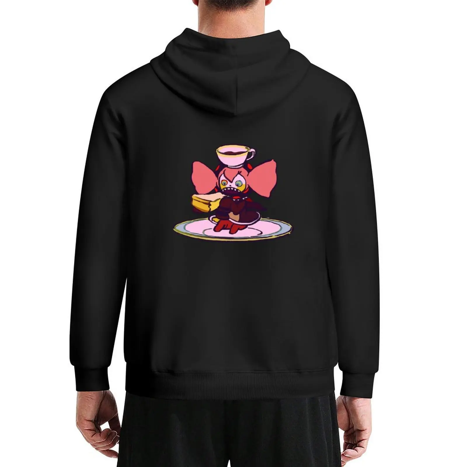 

I draw charlotte eating cheesecake and coffee on a plate / madoka magica Hoodie clothes for men hoodies and sweatshirts new