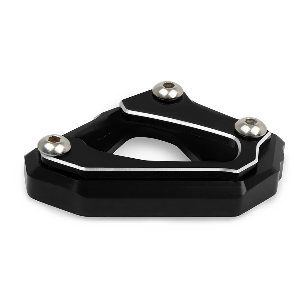 Motorcycle MT10 Kickstand Foot Side Stand Enlarge Extension Plate Pad For Yamaha MT-10 MT 10 FZ-10 FZ10 R1 M R1M 2015-2023