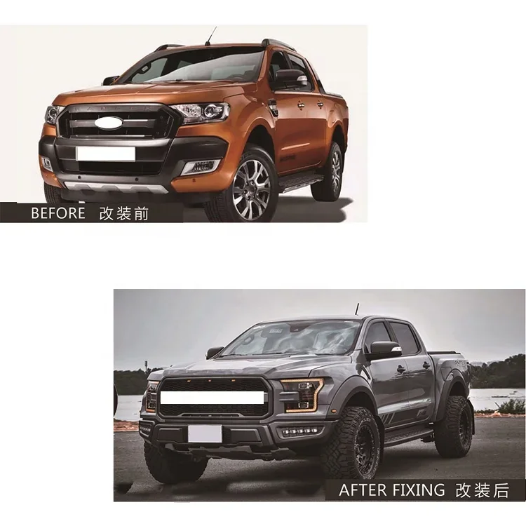 Factory Sales 2020 F150 UPGRADE STYLE ABS BODY KITS FOR FOR FORD RANGER T6 T7 T8 2012-2020