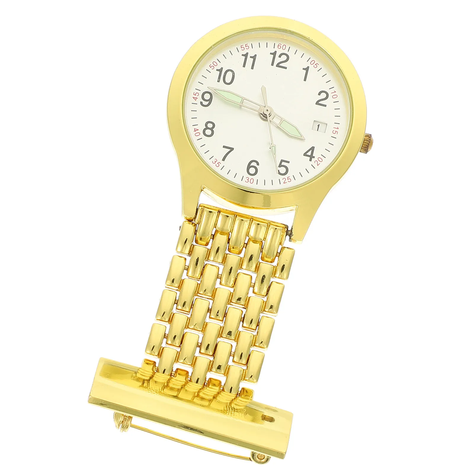 Nurse Clip Watch Durable and Safe Materials Classic Design Easy to Retract Accurate and Long-Lasting Gift Idea