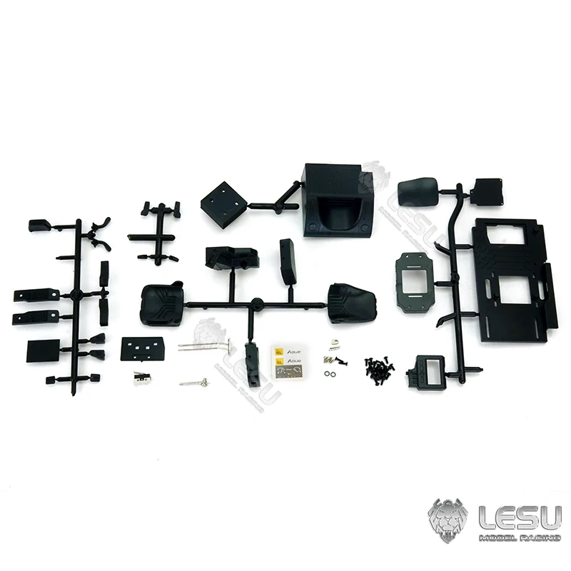 LESU 1/14 Cabin Decorative Car Accessories for RC Hydraulic Excavator C374 Remote Control Toys for Boy Th17914-SMT3