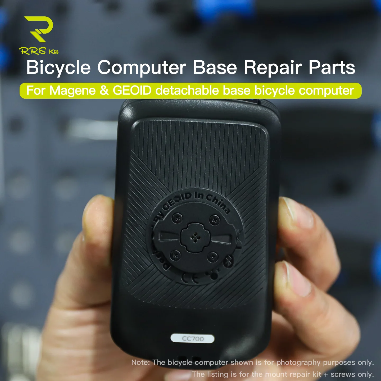 RRSKIT Bicycle Computer Base Repair Part For Geoid CC700/Geoid CC700Pro Bike Computer Detachable Base Aluminum Alloy Repair Part