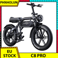 PHNHOLUN C8 Pro Electric Bike 1500W Motor 48V 20Ah Battery 20*4.0-inch Fat Tires E-Bike 60Km/h Max Speed 190km Range APP Control