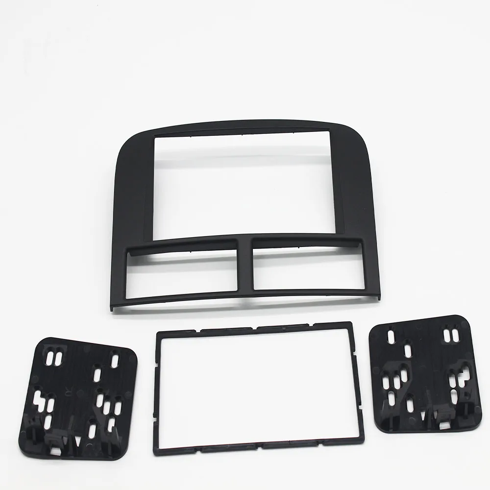 2DIN Car Radio Fascia for Jeep Grand Cherokee 1999-2005 Panel Dash Kit Trim Plate Stereo Console Cover Bezel Adapter