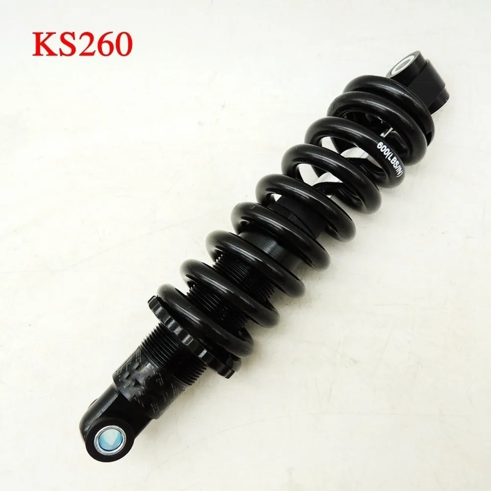 200mm Rear for suspension Shock for MTB 600LBS Spring Steel Coil Black Compatible with Downhill and Oriented Frames