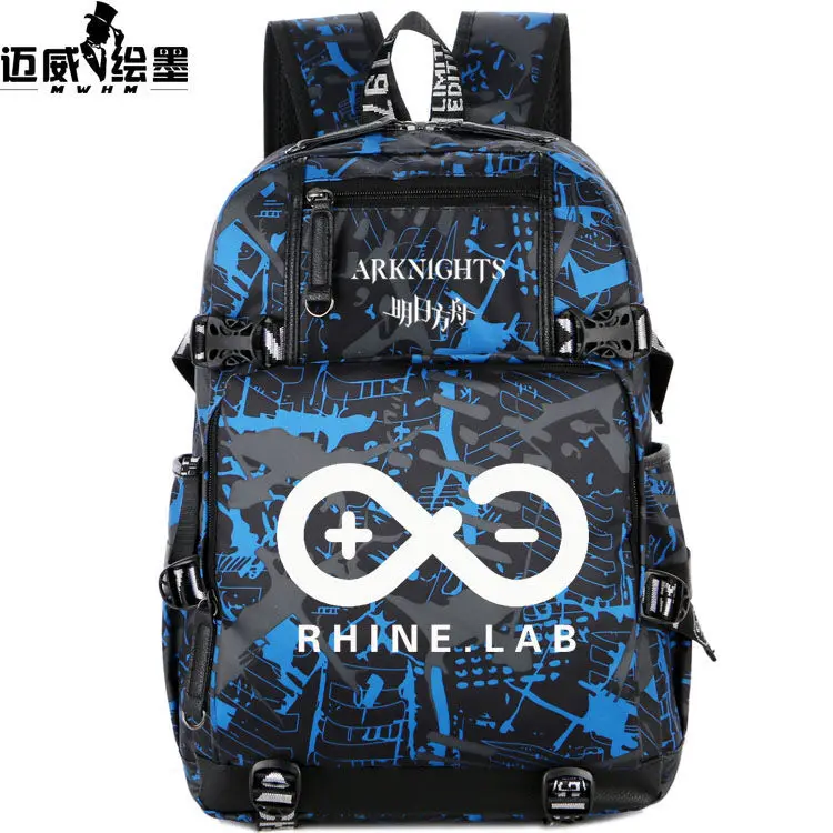 Arknights Anime Merchandise Amiya Angelic Male Female Primary And Secondary School Students Printed Backpack Laptop Bag Anime - Image 4