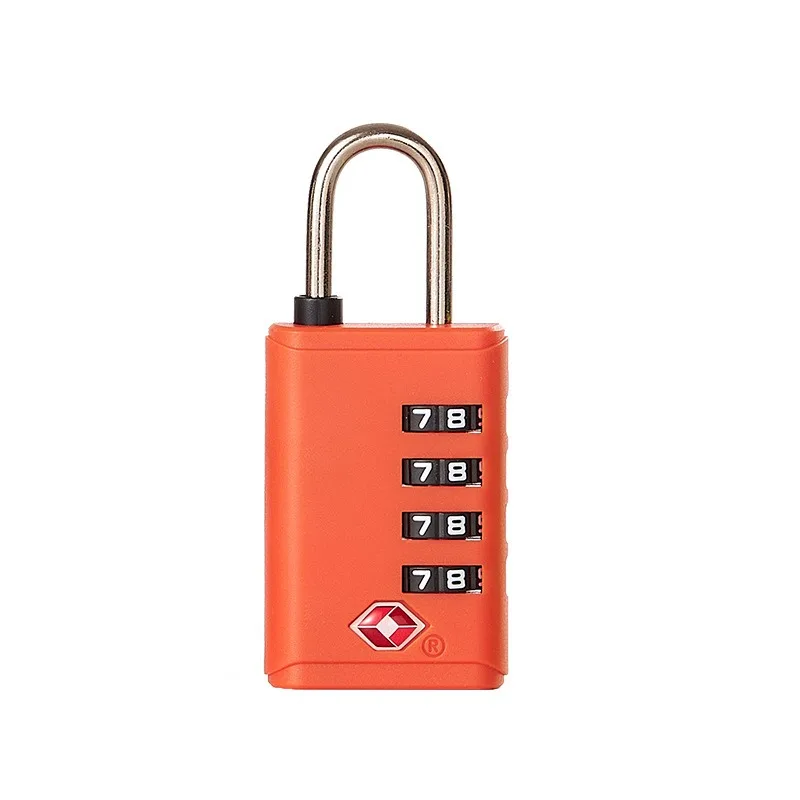 New! For Travel Portable TSA 4 Digit Combination Lock Anti-theft Security Tool Customs Password Lock Cabinet Padlock