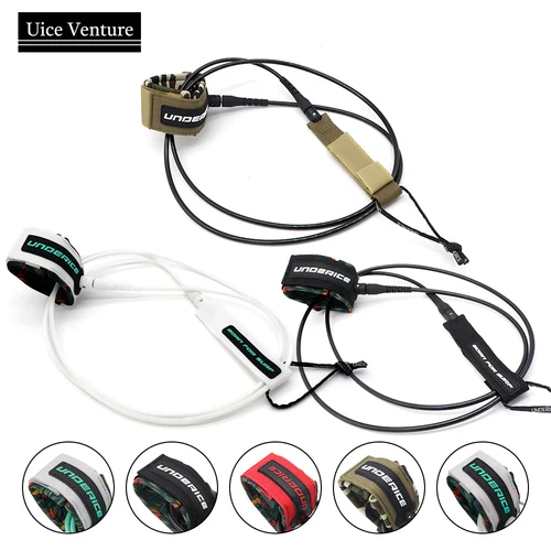 Tabla de SUP de 6-10 pies, correa de Surf, cuerda para pierna de Surf, correa para tabla de Surf, giratorios de acero inoxidable de TPU, tabla de Paddle inflable, cuerda para pie Longboard