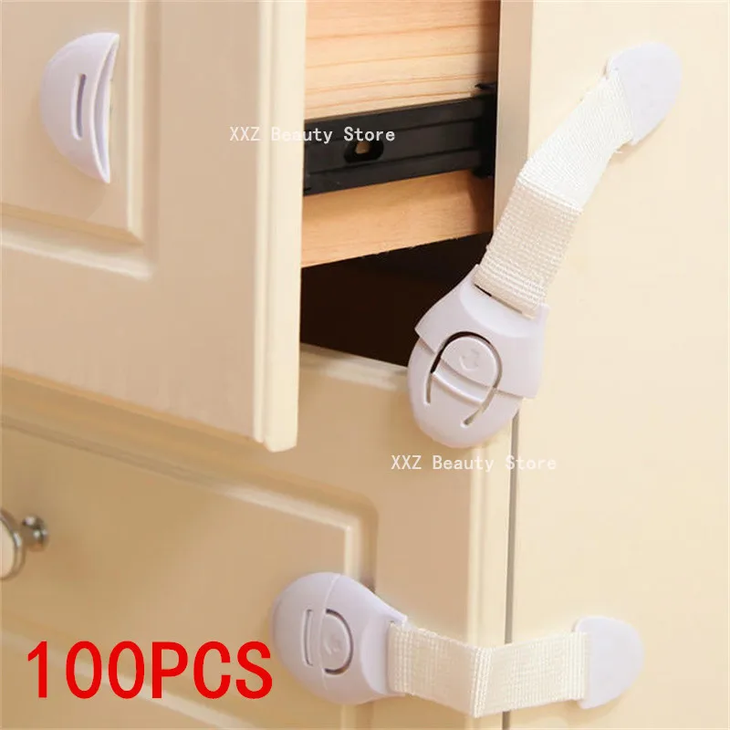 

Массовая упаковка детских защитных дверных замков — замки для шкафов и ящиков с защитой от детей — защита для детей — доступны варианты 1/5/50/100 шт.