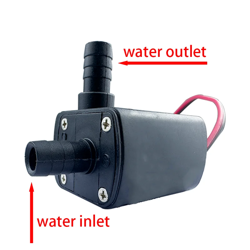 4,8 W 5,8 W 240 l/h leise Aquariumpumpe DC 12 V 24 V Solar bürstenloser Motor Pool Umwälzpumpe Wasserpumpe – Detail 6