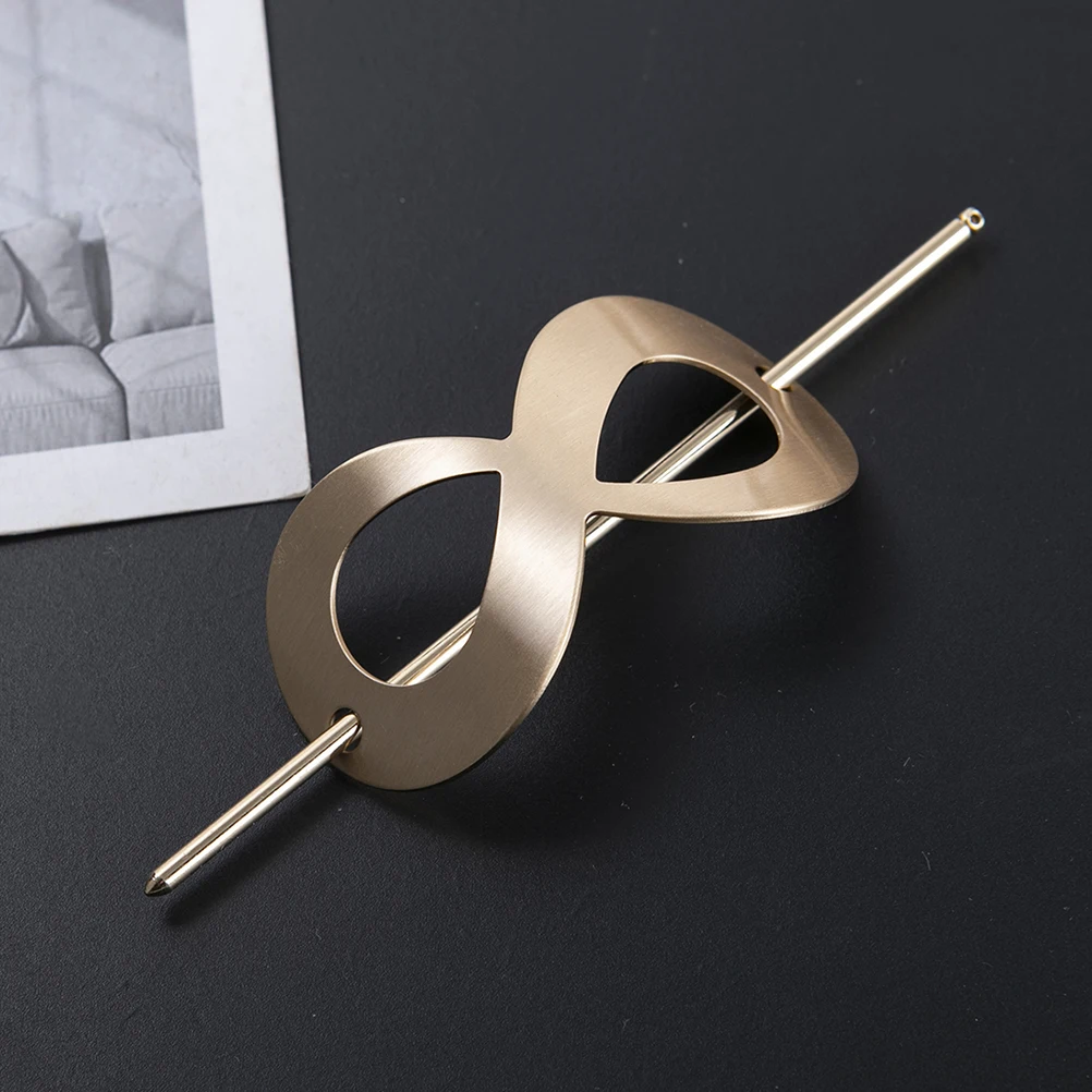 

2 Pcs Hairpin Elegant Accessories Women Stick Decoration Bun Styling Tool Chignon Simple Hair Stick Clip Headdress
