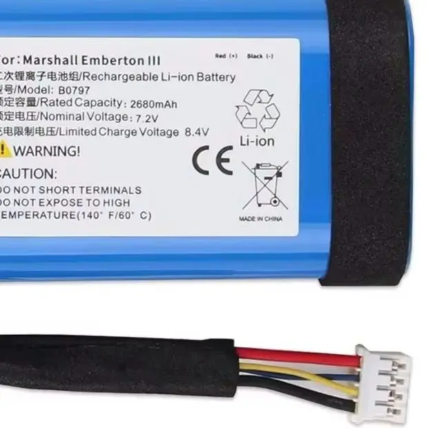 For Marshall EMBERTON III 3rd Gen Speaker B0797 Premium Battery