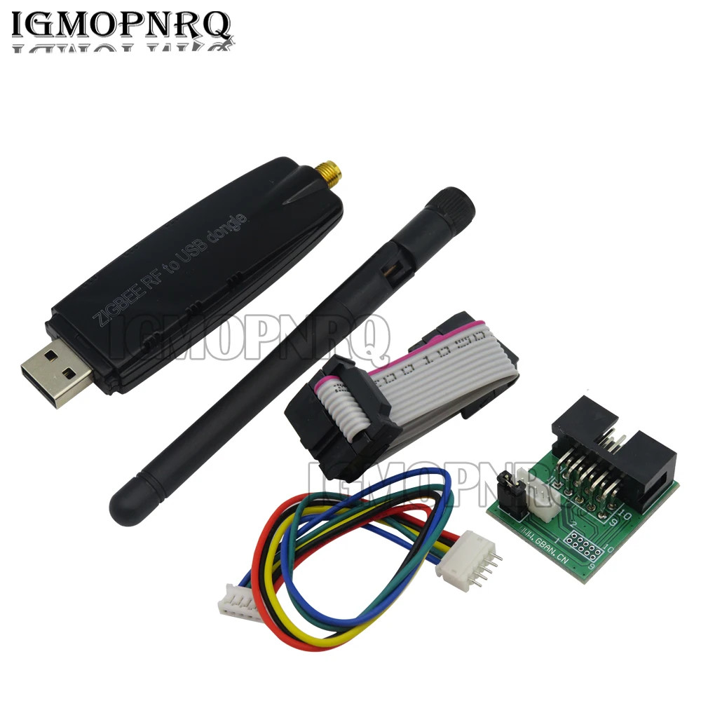 ZigBee RF TO USB (CC2530 CC2531 CC2591) RF switch USB transparent serial port ZigBee data transmission equipment with debugger