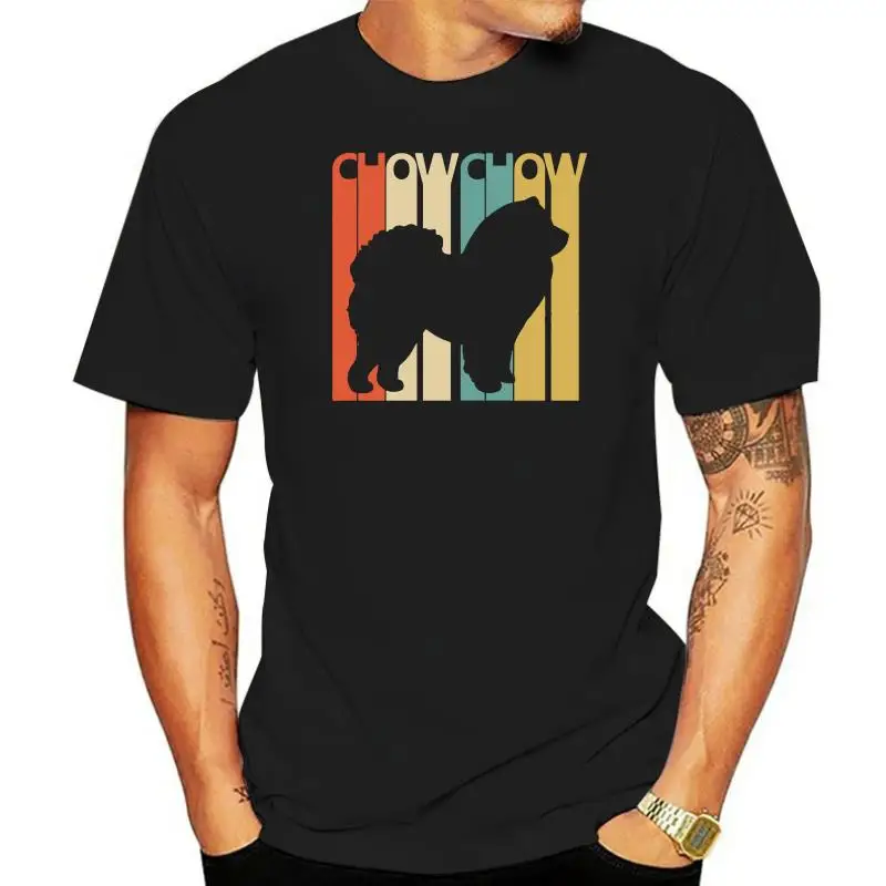 Men t-shirt Vintage 1970s Chow Chow Dog Owner Gift tshirt Women t shirt