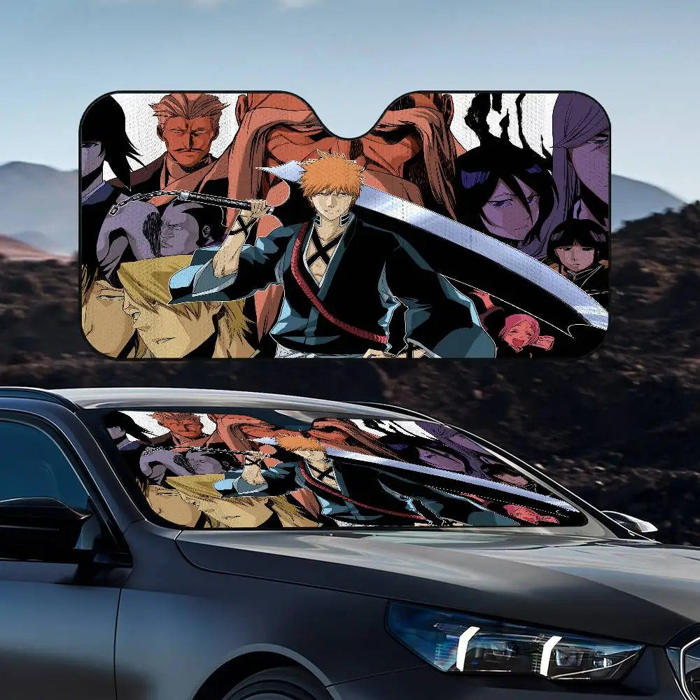 

Anime Bleach Sun Visor Foldable Universal Car Windshield Sun Shade UVProtection Heat Insulation Foldable Cover