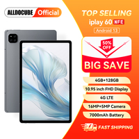 Alldocube iPlay60 10.95inch 2K Tablet AI Smart Screen Android 13 Netflix L1 4GB+8GB of virtua RAM 128GB ROM 4G Dual SIM Card