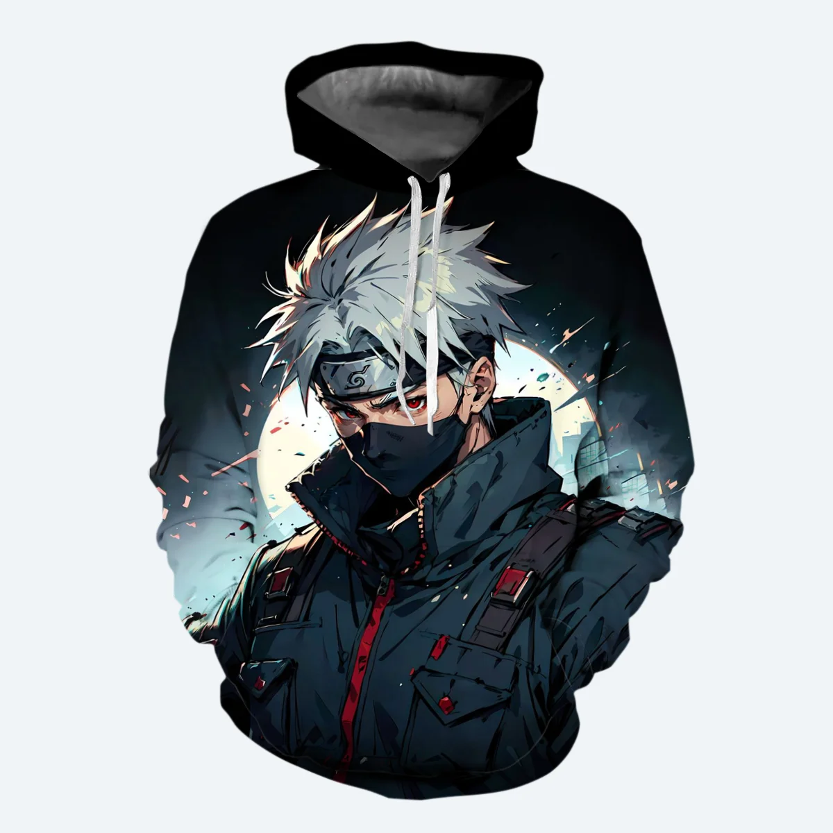 

Kakashi Boys Girls Hoodie MINISO Men's Hoodie 3D Printing Uchiha Itachi Pullover Naruto Men's Hoodie Oversized Men's Clothing