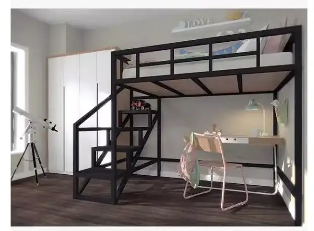 Iron raised bed hanging bed under the table raised bed