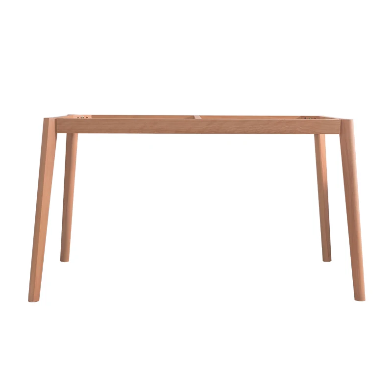 Solid Wood Plus Thick Dining Table Leg Rectangular Wooden Table Frame Home Office Furniture Foot Accessories