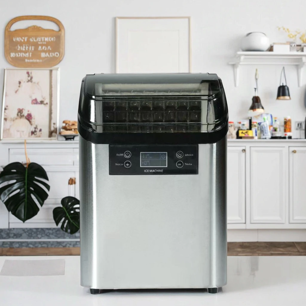 

Efficient Electric Ice Cube Maker Machine Compact Design with Good Performance for Household Use and Home Bars