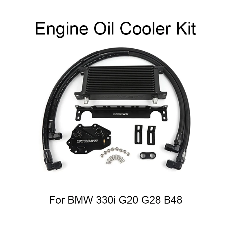 

Engine Oil Cooler Kit For BMW 330i G20 G28 B48TU Engine Radiator Oil Filter Sandwich Plate Adapter BB-OCK-115