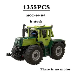 Tractor 1500 - RC Equipment MOC-164809 Farm Machine Building Block Toy Model (Without Motor) 1355PCS DIY Birthday Gift for Kids