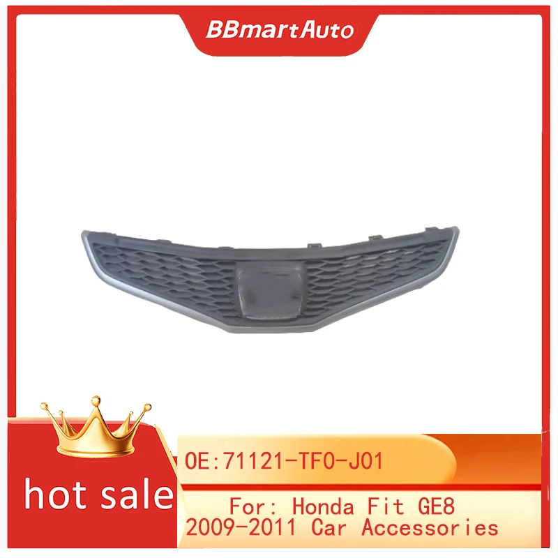 

71121-TF0-J01 BBmartAuto Запчасти 1 шт. Передняя решетка для Honda Fit GE8 2009-2011 Автомобильные аксессуары