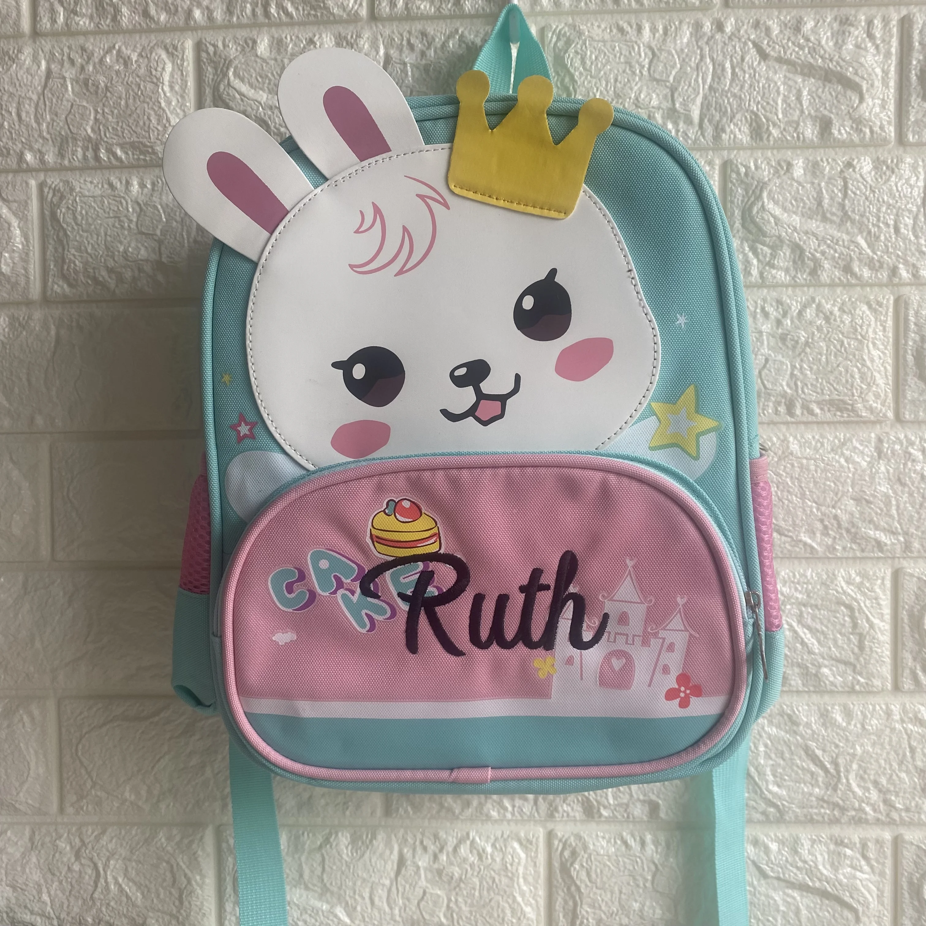 

Kindergarten Backpack, Animal Cartoon Backpack, Cute Boy And Girl Children's Backpack, Personalized Name Rabbit Backpack