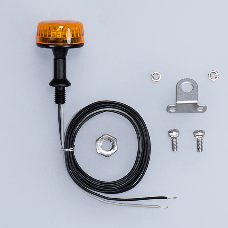 LED 5V Simulated Rotating Light Warning Lamp for 1/14 Tamiya RC Truck SCANIA 770S R620 VOLVO BENZ Arocs MAN TGX Car