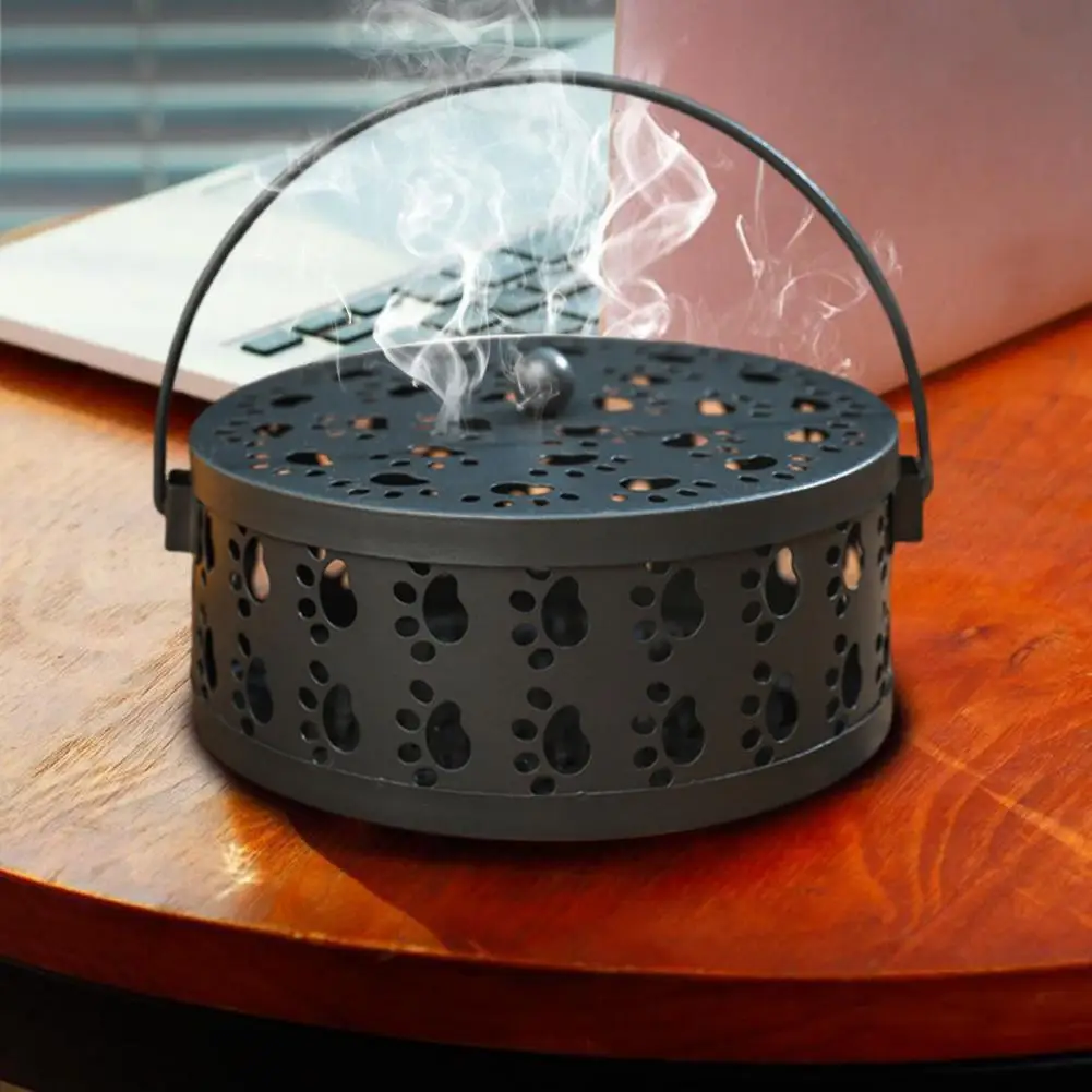 High-quality Metal Coil Box Hollow Cat Claw Mosquito Coil Holder Metal Mosquito Coil Holders Stylish Fireproof for Home