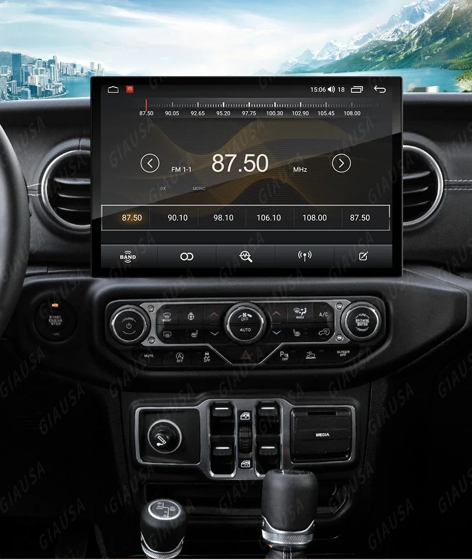 

For Jeep Wrangler JL 2018 2019-2022 11.8 inch Car Radio Multimedia Player GPS Navigation stereo Android 13 Carplay Android Auto