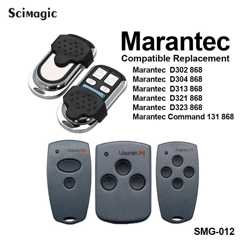 Hormann Marantec 868Mhz ประตูรีโมทคอนโทรล HSE4 HS4 HSM2 HSM4 HSE2 868 Controller ดิจิตอล D302 382 BERNER BHS121 BDS120