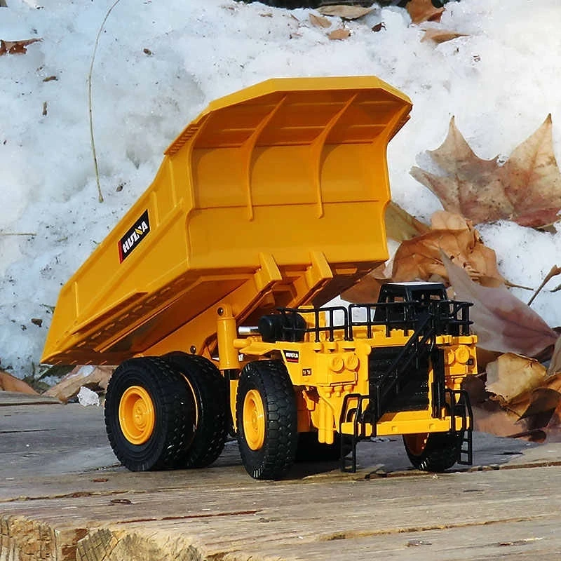 Huina modelo estático carro 1:40 liga simulação engenharia escavadeira quebrando máquina de perfuração caminhão basculante brinquedos das crianças