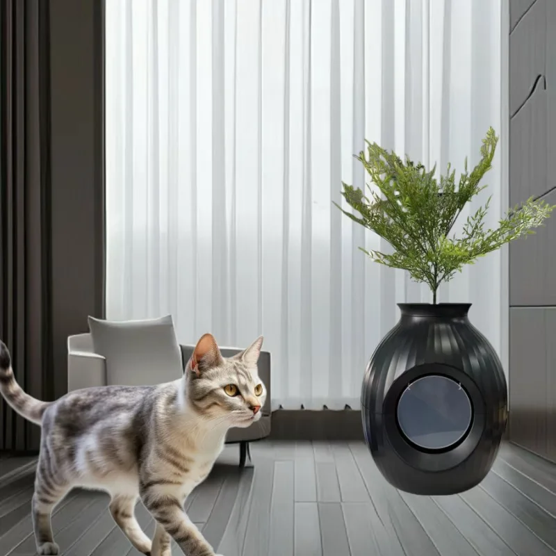 

Flower Pot Type Cat Litter Box Super Large Fully Enclosed DIY Plant Hidden Intelligent Deodorization Cat Toilet