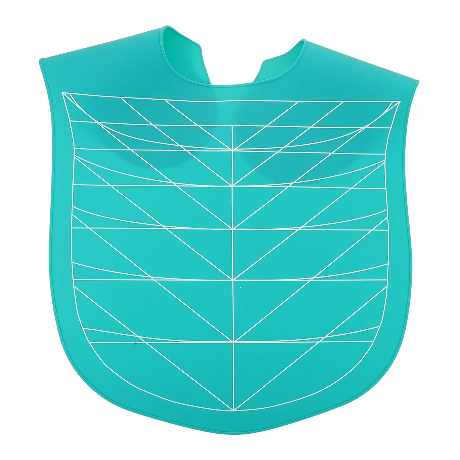 

Парикмахерская накидка с полосатым дизайном, удлиненная, силиконовая, с противоскользящими наплечниками, водонепроницаемая, для стрижки, окрашивания и укладки волос в салоне