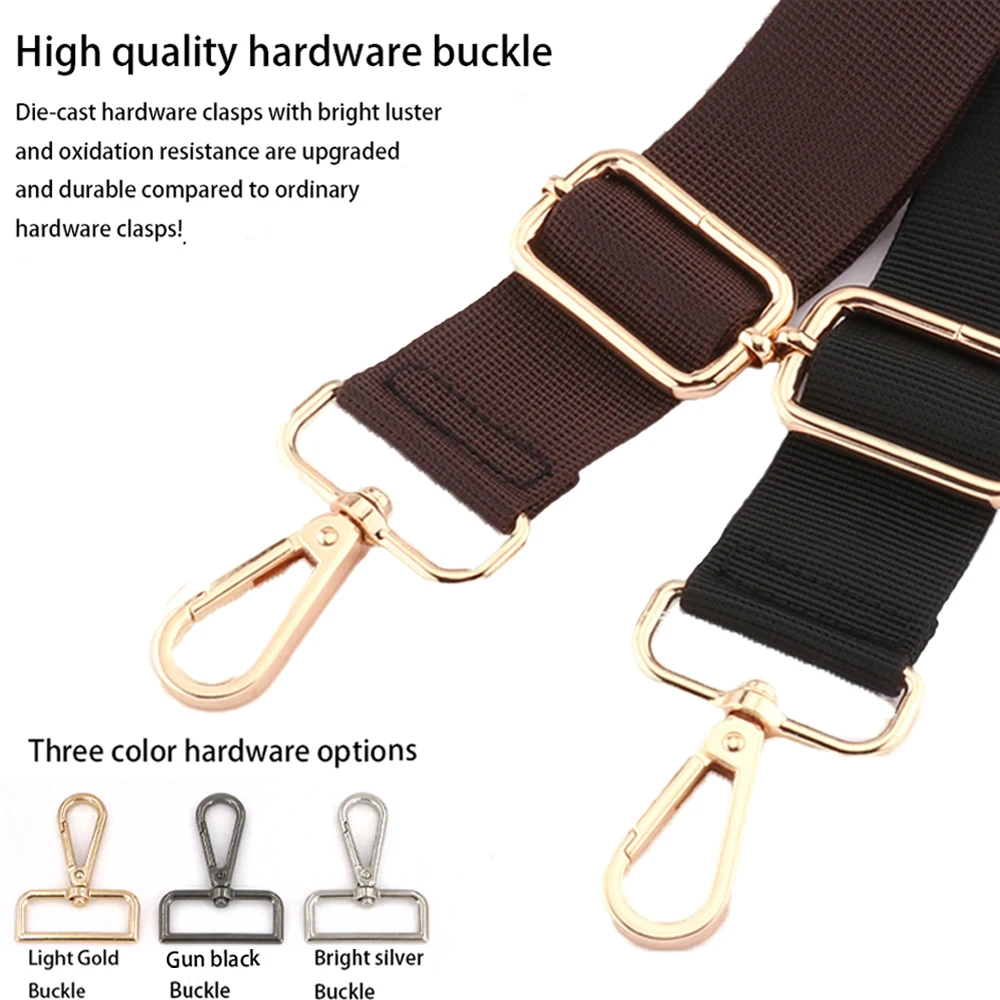 Adjustable Shoulder Bag Strap 5cm Widening Thickening Nylon Replacement Strap DIY Ethnic Style Jacquard Woven Crossbody Bag Belt