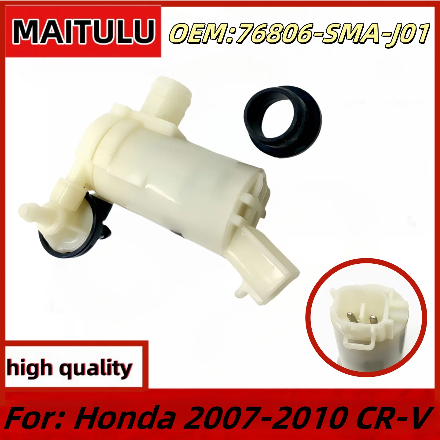 

New Windshield Washer Motor For HONDA CRV RE1 RE2 RE4 2007 2008 2009 76806-SMA-J01 Windscreen Wiper Washer Pump
