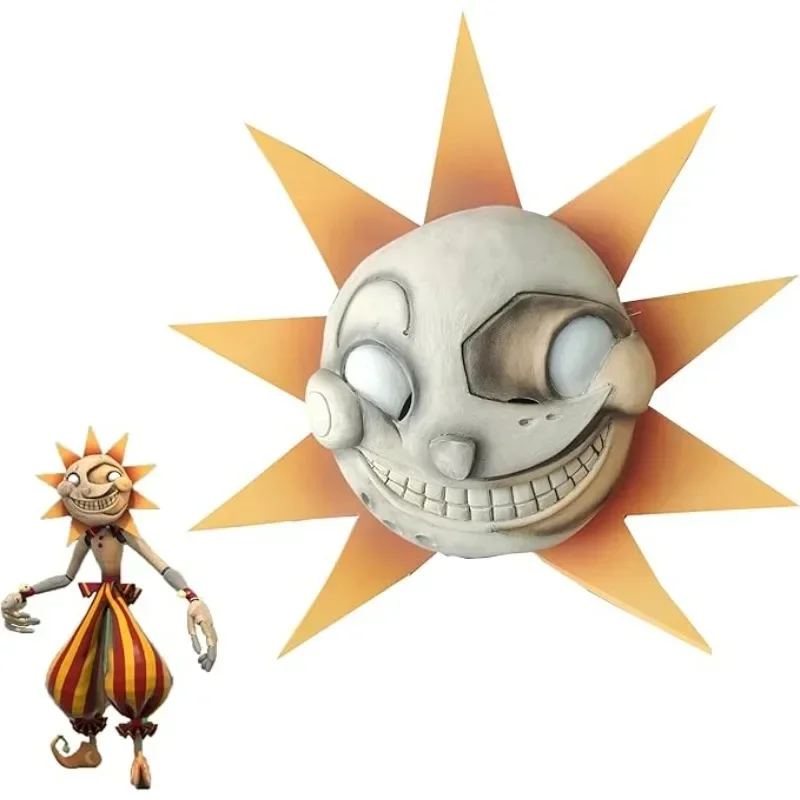 

New Funny Sundrop Moondrop Mask Game FNAF Cosplay Costume Latex Masks Helmet Halloween Dress Up Party Props