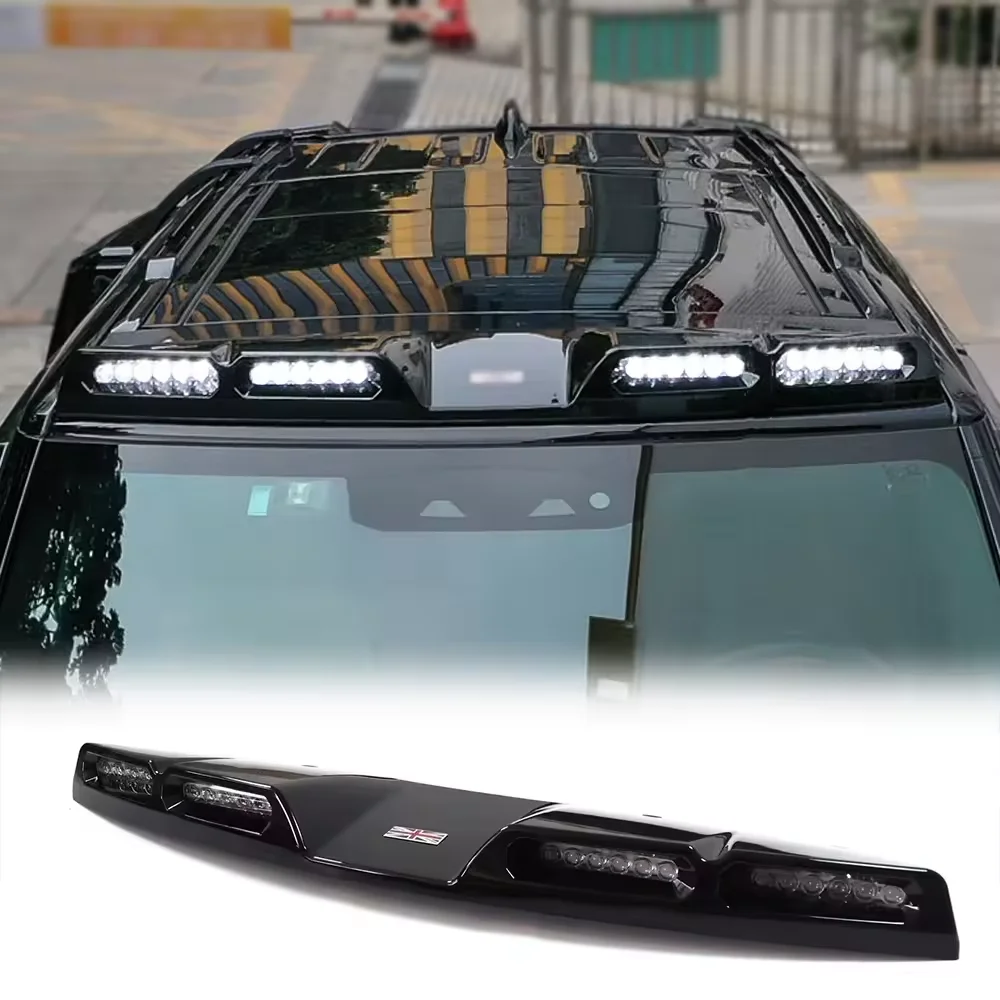 T2 TRAVELER 4EYES TYPE ROOF LIGHT Front Wing W463 4x4 Style Roof Spoiler Lip With Light For G Class W463 1990~2018y